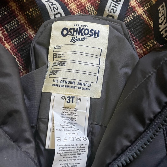 Unisex Toddler OshKosk Snow Pants - Picture 3 of 3